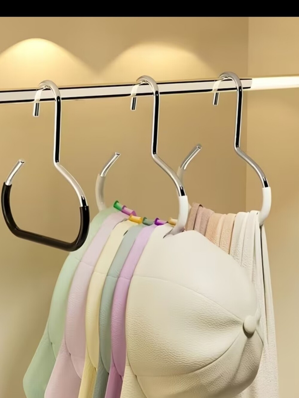 Simple Handy Closet Hat Hanging Hooks-2 Piece - Picture 2 of 5